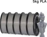 PLA filament d'imprimante 3D - Diamètre 1,75 mm - Gris