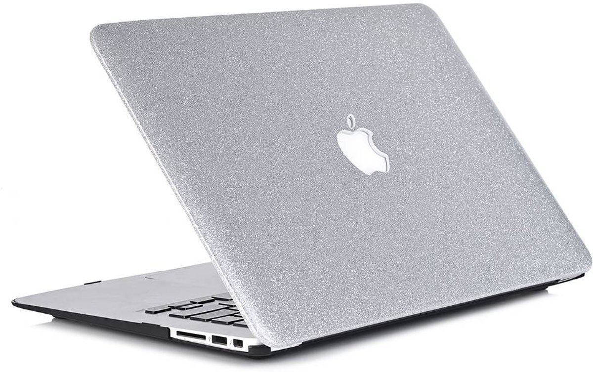 Lunso - glitter hardcase hoes - MacBook Air 11 inch - zilver