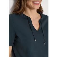 Cecil Shirt met korte mouwen en gespleten hals
