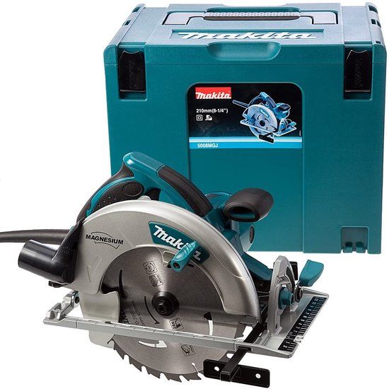 MAKITA 5008MGJ Cirkelzaag - 210 mm - 1800 W - Inclusief Makpac Transportkoffer