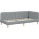 Maison Exclusive - Cadre de lit d'angle gris clair 100 x 200 cm tissu