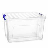 Plasticforte Multi Storage Opslagbox met deksel - transparant - 47 liter
