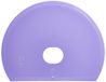Maya Professional Tools 81915-8 flexibele deegspatel met gat, rond, FBK/levensmiddelhygiëne, 160 mm x 125 mm x 1,65 mm, lila
