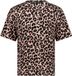 Cars Jeans T-shirt Lyric jr. - Meisjes - Bruin - Panterprint - Maat 152