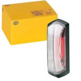 HELLA 2XS 205 020-011 Markeringslicht - LED - 24V - Rood/Wit - Zijmontage