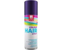 Smiffys Carnaval Haarverf - Paars - Spuitbus - 125 ml
