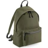 BagBase Sac à dos recyclé BG285 - Vert militaire - 31 x 42 x 21 cm