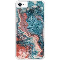 Orographic Bedrukt siliconen hoesje compatibel met iPhone 8