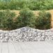 Maison Exclusive - Geknoopte gaasbakken, 14 stuks, 200x30x60/80 cm, verzinkt staal