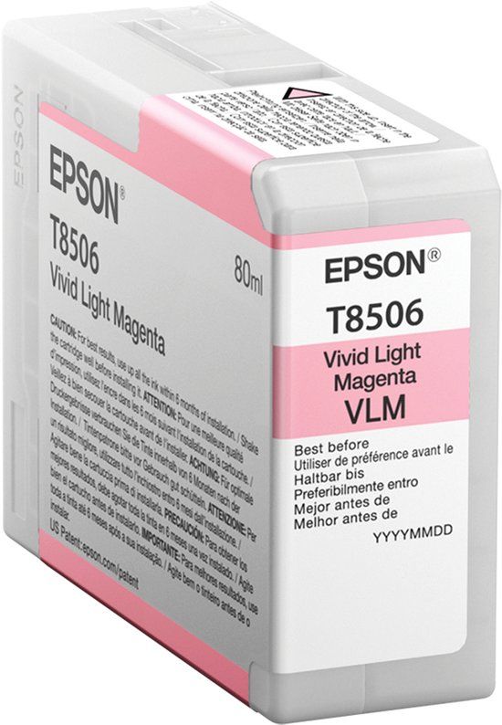Epson T8506 - Helder licht magenta - Origineel