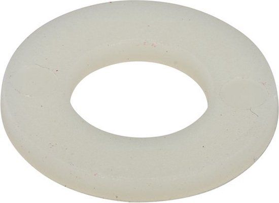 Hoenderdaal Fasteners Hoenderdaal Sluitring M20 Wit Nylon - 50 stuks