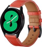 By Qubix - Lederen bandje voor Garmin Venu / Sq / Sq2 / 2 plus - Rood - 20mm