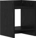 vidaXL Plantenstandaard Zwart eiken 30 x 30 x 40 cm Bewerkt hout