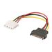 M-Cab Goobay Wentronic 93634 interne stroomkabel SATA 15-pin naar Molex (4-pin) Meerkleurig