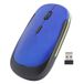 ciciglow Draadloze Muis, Stille Muis 2.4G Draagbare Mobiele Optische Kantoormuis met USB-ontvanger 3 Instelbare DPI voor Notebookaccessoires(blauw)