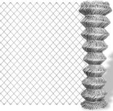 vidaXL Gaashek 15x1,25 m gegalvaniseerd staal zilverkleurig