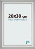 yd. Cadre photo 20x30 cm - MDF - Argent mat - Lazio