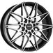 CARMANI 18 KNUT noir poli 8.0Jx18 5x112 ET25