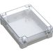 TRU COMPONENTS 6U07241906437 TC-13865188 Boîtier industriel 240 x 191.3 x 61.7 ABS-PC Gris clair, Transparent 1 pièce(s)