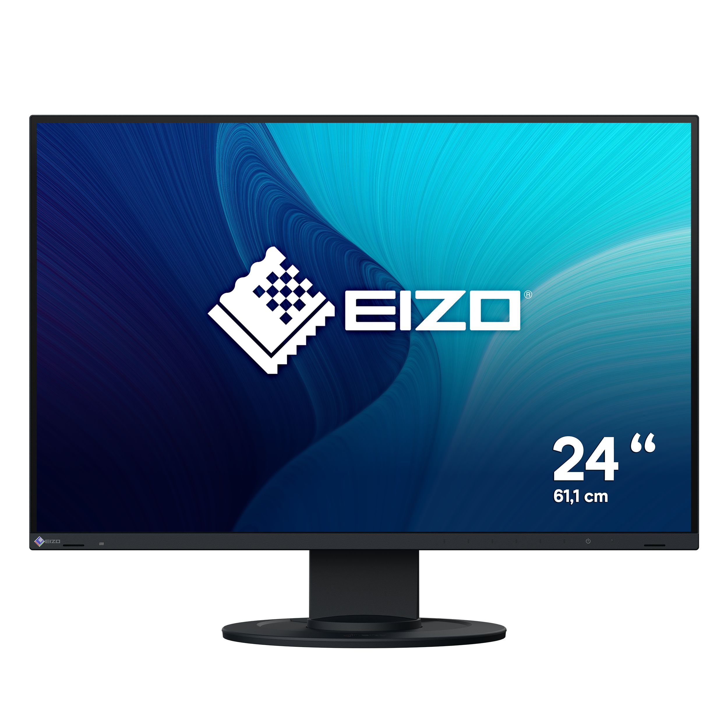 EIZO FlexScan EV2410R-BK computer monitor 61,2 cm (24.1\") 1920 x 1200 Pixels WUXGA LCD Zwart