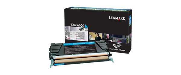 Lexmark X746A1CG toner cartridge cyaan (7.000 pagina's)