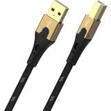OEHLBACH USB Primus B USB 2.0 Kabel 2m Zwart/Goud