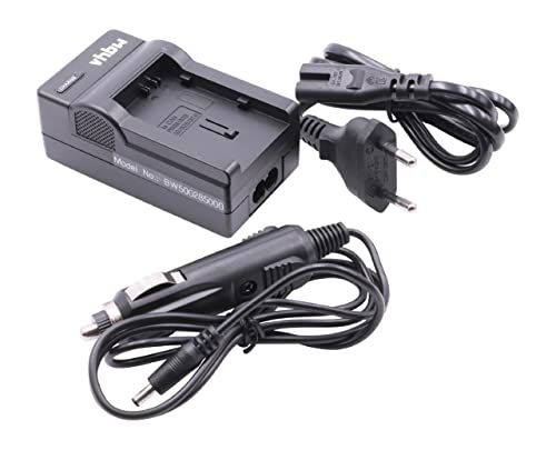 VHBW Oplader compatibel met Canon Legria FS200, FS21, FS22, FS305, FS306 camera camcorder action cam-accu - laadschaal + autoadapter