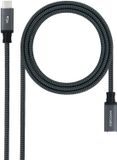 NANOCABLE 10.01.4501-COMB USB-kabel USB 3.2 Gen 2x2 1 m USB C Zwart