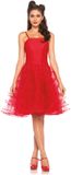 Leg Avenue Rode jurk jaren 50 voor vrouwen - Verkleedkleding - S/M