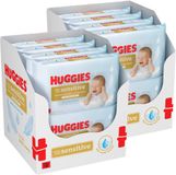 Huggies Extra Care Sensitive Billendoekjes - 768 stuks