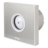 La Ventilazione GIOTTO10A Elicoid-stofzuiger, extra plat, grijs, voor gatdiameter 100 mm / 4 inch