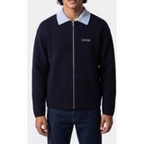 Calvin Klein Ls Boiled 100% Merino Dark Sapphire Taille: XL