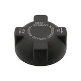 febi bilstein 37520 Radiator Cap voor koelvloeistof expansievat, pak van één, grijs|zwart