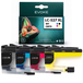 Evoke Compatible Ink for Brother LC-527XL CMJN (Noir, Cyan, Magenta, Jaune) 100ml