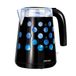 MPM MCZ-86 Elektrische waterkoker, draadloos, van hittebestendig polymeer, 1,7 l, 2200 W, BPA-vrij, zwart
