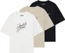 JACK&JONES JORINWOOD TEE SS CREW NECK FST 3PK MP Heren T-shirts M Katoen 3 stuks