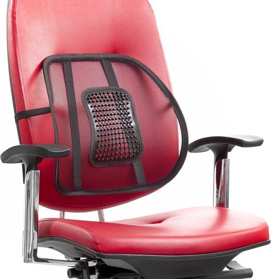 Draagbare Ademende Lendensteun Backonfy InnovaGoods Zwart - Unisex - Polyester - 37 x 10 x 40 cm