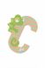 Sevi Houten Letter C Kameleon Multicolor