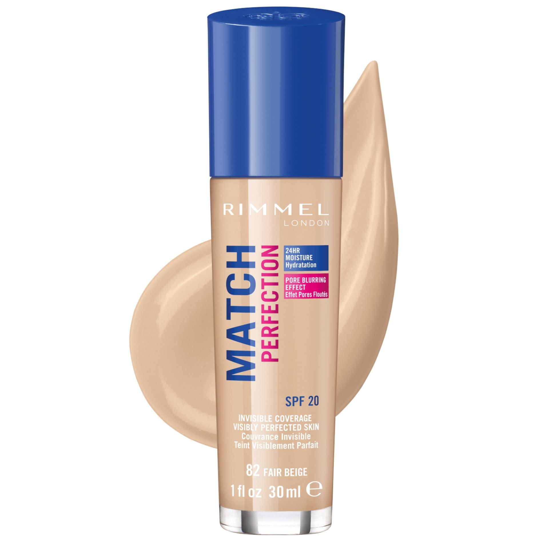 Rimmel Match Perfection Foundation 082 Fair Beige - 30ml