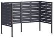 Syfax Afvalcontainer Scherm Staal Antraciet 167 x 85 x 113 cm