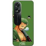Maniacase Etui Oppo A38 Roronoa Zoro One Piece manga anime