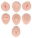 Solidchoice - 7 Pièces Silicone Corps d'Entraînement pour Kits de Piercing
