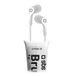 SBS TEEARPAINTW Headset Bedraad In-ear Oproepen/muziek Wit