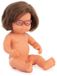 Miniland Europese Babypop Met Syndroom Van Down En Een Bril 38 Cm Veelkleurig Kinderen