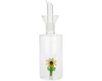Balvi Zonnebloemolie Fles 350 ml Glas met Glazen Zonnebloem