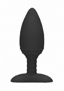 Shots - Elegance - Heating Anal Butt Plug - Glow - Black - Siliconen
