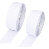 mumbi Klittenband zelfklevend, klittenband bestaande uit haken en fleece, extra sterk, 16 mm x 25 meter, wit