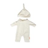 Miniland - Pyjama met muts (beige)