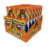 Gorilla 3044401 Tape Handy Roll Zwart 9m, (Pack van 12)