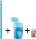 STABILO school set EASYgraph voor linkshandige kinderen (potlood + slijper + gom) - blauw assortiment